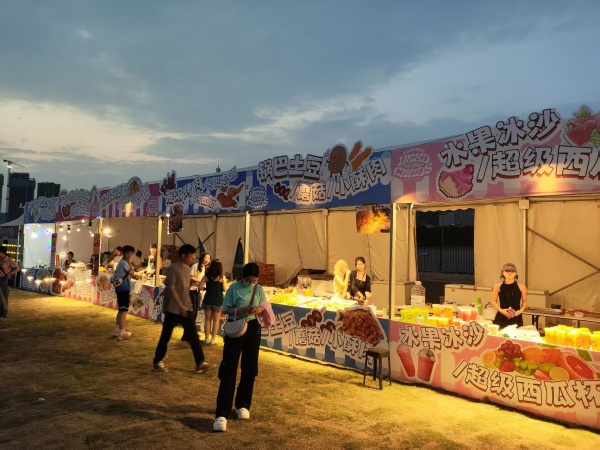 廣州云思妙想音樂節(jié)美食區(qū)電纜租賃服務(wù)